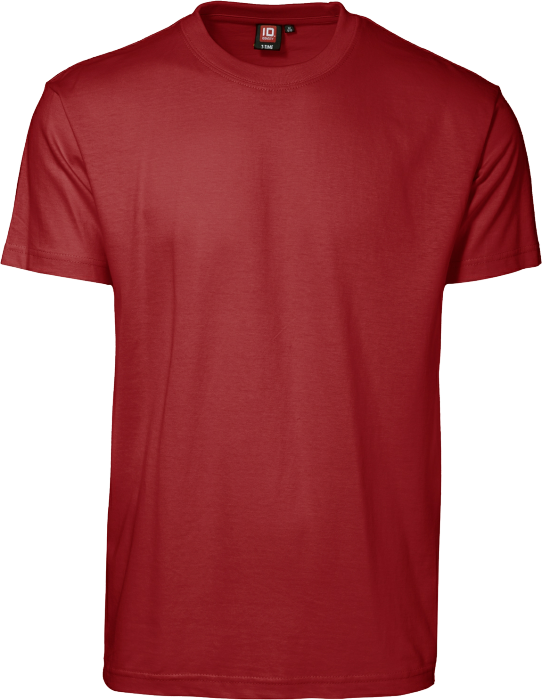 ID - Bomulds T-Time T-Shirt Voksen - Rød